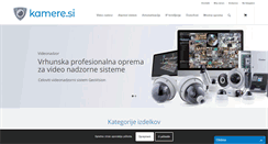 Desktop Screenshot of kamere.si
